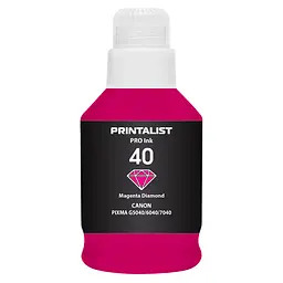 Чорнило PRINTALIST GI-40 для Canon G5040/G6040 190г Magenta водорозчинне (PL40M) - мініатюра 6