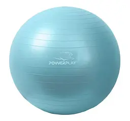 М'яч для фітнесу (фітбол) PowerPlay 4001 Ø65 cm Gymball М'ятний + помпа (PP_4001_65_Mint) - мініатюра 2