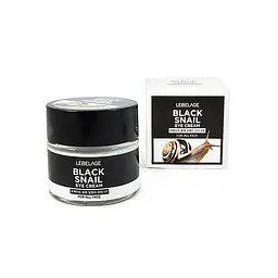 Крем для шкіри навколо очей Lebelage Black Snail Eye Cream з муцином чорного равлика 70 мл