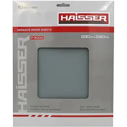 Шліфувальний папір в аркушах 230x280мм, К3000 10шт. Haisser