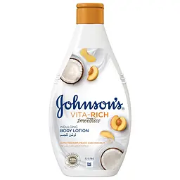 Лосьйон для тіла Johnson's Vita-Rich Smoothies Смузі розслаблювальний з йогуртом кокосом і екстрактом персика 400 мл