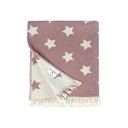 Плед Lotus Home - Star throw бургунді 130x170 - мініатюра 4