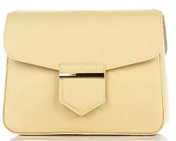 Шкіряний клатч Genuine Leather Жовтий - мініатюра 3