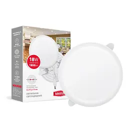 Світильник світлодіодний MAXUS SP Adjustable 18W 4100K Circle
