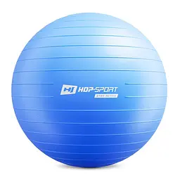Фітбол Hop-Sport 75см синій + насос 2020 - мініатюра 2