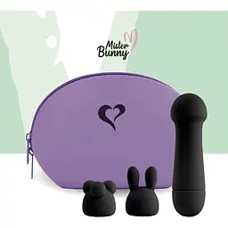 Вібратор Feelztoys Mister Bunny Black (SO4438) [100987] - мініатюра 3