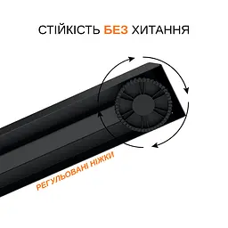 Електричний стіл для роботи сидячи та стоячи з регулюванням висоти Itech MT12BB - мініатюра 8