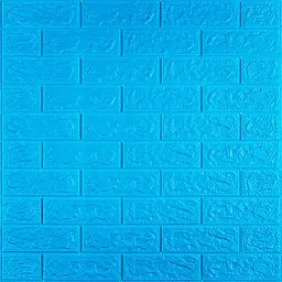 3D панель самоклеюча цегла Синій 700х770х5мм (003-5) SW-00000154