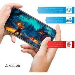 Скло захисне ACCLAB Full Glue Apple iPhone 16E Black (1283126614279) - мініатюра 6