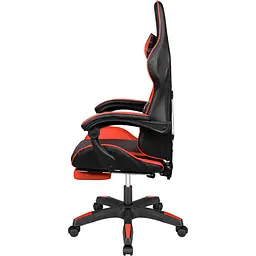 Крісло геймерське Kruger&Matz GX-150 з підставкою для ніг Red/Black - мініатюра 4