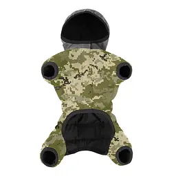 Комбінезон для собак Waudog Clothes малюнок Мілітарі XS25 В 36-38 см С 24-26 см   - мініатюра 3
