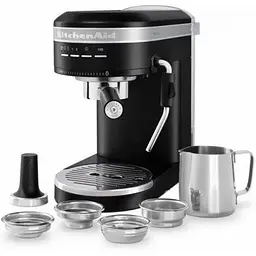 Рожкова кавоварка еспресо KitchenAid 5KES6503EBK - мініатюра 3