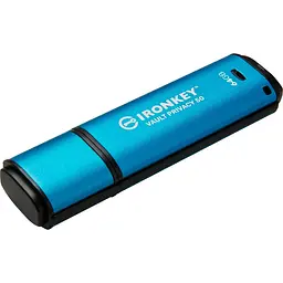 USB флеш-накопичувач Kingston IronKey Vault Privacy 50 64GB USB-A 3.2 Gen 1 Blue [IKVP50/64GB] [101531] - мініатюра 4