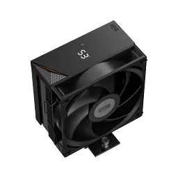 Кулер для процесора PcCooler RT400 Digital, Black, алюміній/мідь, 1x120 мм, для Intel 1851/1700/1200/115x, AMD AM5/AM4, цифровий LED екран, висота 152 мм, до 235 Вт (RT400-BKNWYL-GL) - мініатюра 2