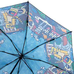 Жіноча складана парасолька повний автомат Art Rain 102 см різнобарвна - мініатюра 3