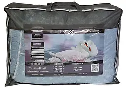 Ковдра зимова Leleka-Textile Лебединий пух двоспальна 172х205 - мініатюра 3