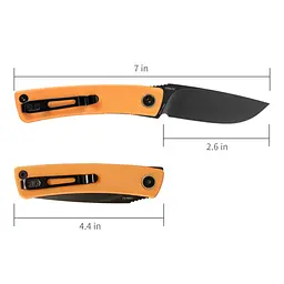 Ніж SRM Air, Orange G10, Black Stonewash (105M-GJ) - мініатюра 10