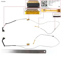 Шлейф матриці для Lenovo ThinkPad E450 E450C E455 E460 E465 series, (AAVE1 DC02C004U10, 00HT607, Оригінал)