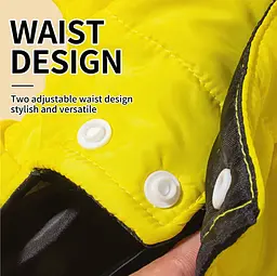 Комбінезон для собак та котів EcoToys Yellow M жовтий A: 27 см B: 34 см C: 28 см 6926 - мініатюра 9