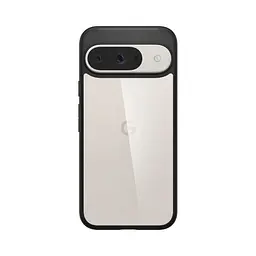 Чохол прозорий Spigen Ultra Hybrid Matte Black для Pixel 9 | 9 Pro (ACS07690) - мініатюра 5