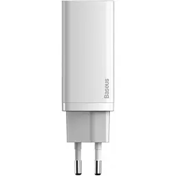 Мережевий зарядний пристрій Baseus GaN2 Lite Quick Charger C+U 65W White (CCGAN2L-B02) [78683] - мініатюра 3