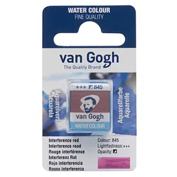 Фарба акварельна Van Gogh (845) Інтерферентний червоний кювета Royal Talens (8712079419653)