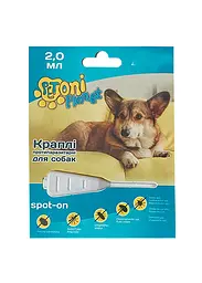 Краплі для собак Petoni Planet протипаразитарні 10 - 25 кг - 2 мл