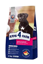 Сухий корм для цуценят великих порід Club 4 Paws з куркою 2 кг B4540211