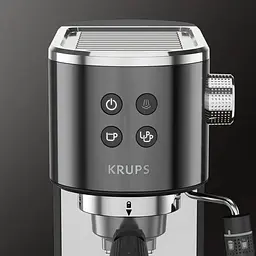 Кавоварка Krups Virtuoso+ ріжкова з ручним капучинатором 1 л чорна (XP444G10) - мініатюра 7