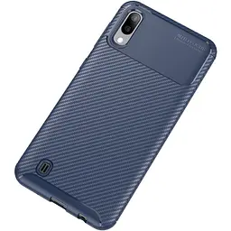 Чохол-накладка Toto TPU Carbon Fiber 1.5 mm Case Samsung Galaxy M10 Dark Blue - мініатюра 2
