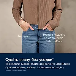 Electrolux Сушильна машина тепловий насос, 9кг, A+++, 64см, дисплей, інвертор, сріблястий темний - мініатюра 4
