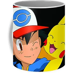 Кухоль GeekLand Покемон Го Pokemon Go Ash and Pikachy PG.01.14.601 330 мл білий - мініатюра 3