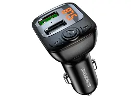 FM-трансмітер Borofone BC41 Eminency 2x USB Black (BC41B) (6974443382884)