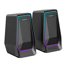 Стерео колонки HAVIT SK769BT USB 10W RGB Black HAVIT (28957-000) - мініатюра 4