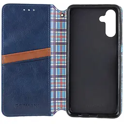 Шкіряний чохол-книжка GETMAN Cubic (PU) для Samsung Galaxy A17 4G/5G Синій - мініатюра 4