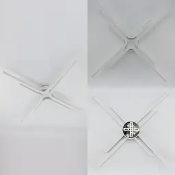Керована світлодіодна люстра ESTA 70 Вт 4L 770x60 мм Білий ESLLSE - мініатюра 4