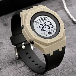 Чоловічий наручний годинник 2048KH Khaki Skmei acs0030356 - мініатюра 4