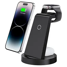 Бездротова зарядна станція 3-в-1 для iPhone, Apple Watch та AirPods