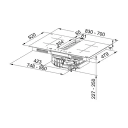Варочна поверхня Franke Smart 2Gether FSM 7072 4RC HI (340.0731.892) - мініатюра 7