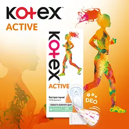Щоденні прокладки Kotex Active Deo 96 шт. (2 уп. х 48 шт.) - мініатюра 4