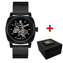 Чоловічий наручний годинник 021 Де б не був All Black Mesh Awarder acs0031978 - мініатюра 2
