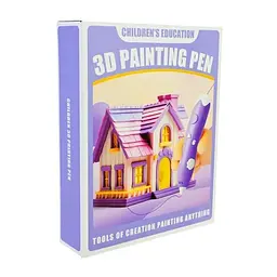 3D-ручка на акумуляторі Капібара з набором пластику наліпками та трафаретами - мініатюра 7