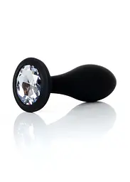 Анальна пробка силіконова Jewellery Plug Clear - L Boss Series 64-00154 100352 - мініатюра 1