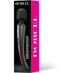Потужний вібромасажер Dorcel Megawand Chrome Silver - мініатюра 7
