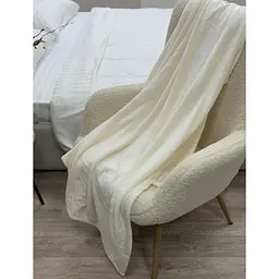 Покривало Ecotton Coconut Milk 150х220 см молочний (24916) - мініатюра 2