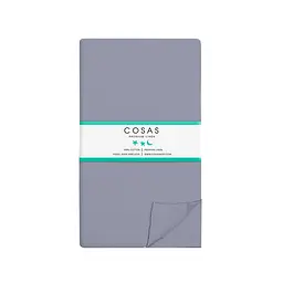 Комплект постільної білизни Cosas євро без простирадла STORMY 200 x 220 см (Ranfors_Steel_200_2) - мініатюра 8