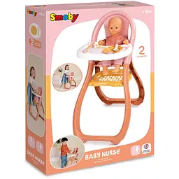 Стільчик для годування Smoby Toys Бебi Ньорс терракотова пудра (7600220388) - мініатюра 2