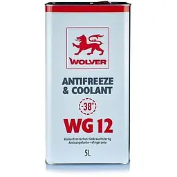 Антифриз Wolver WG12 5 л червоний (4260360943430)