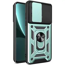 Чохол Ummi Camshield Serge Ring для Xiaomi Redmi Note 13 Pro 4G / 14s / Poco M6 Pro 4G Зелений / Green - мініатюра 2