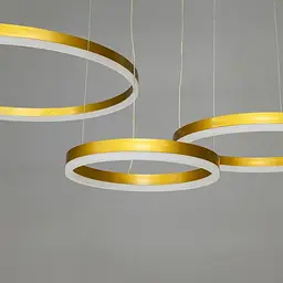 Люстра кільця LED 1029-600+400+300BR - мініатюра 2